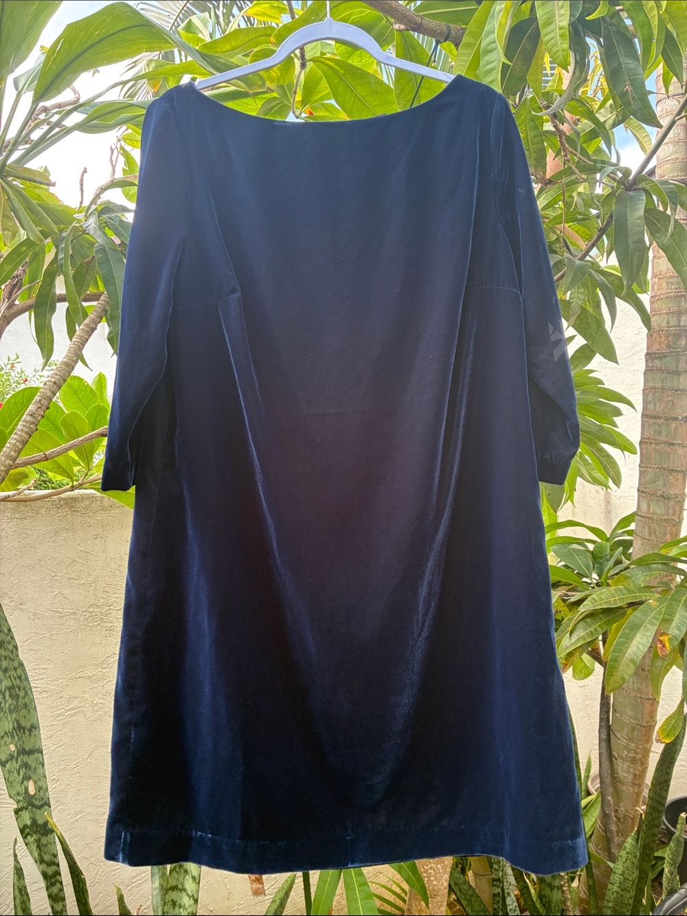 Banana Republic Velour 3/4 Sleeves Tunic Dress 14